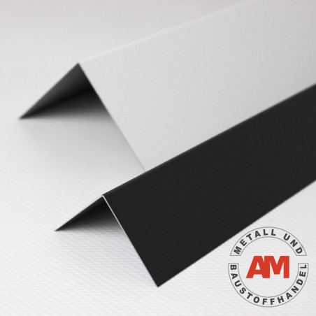 Alu-Flachprofil 40x2mm In RAL 7016 Anthrazit - 2,5 Meter Lackiert Für Sockelleisten & Mehr